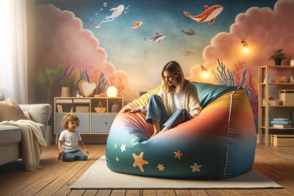 Testing the Filled Bean Bag Chair
