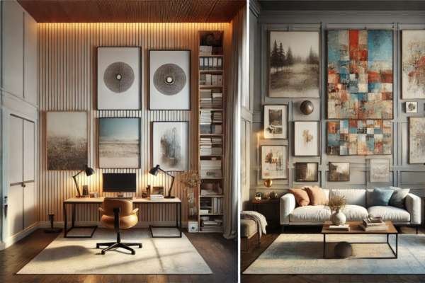 Arranging Wall Art Based On Room Size
