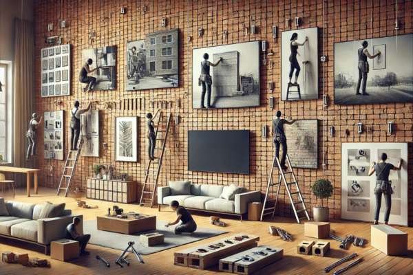 Choosing The Right Hanging Method For Brick Walls
