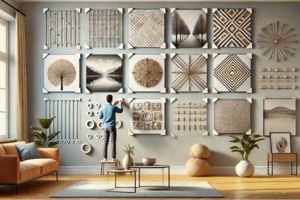 Choosing the Right Metal Art For Nail-Free Display