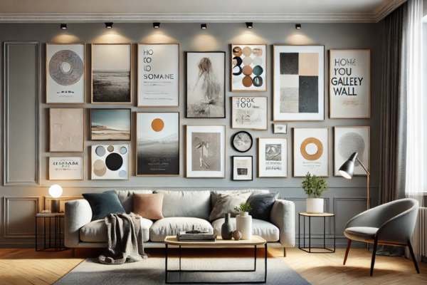 Creating A Gallery Wall: Tips For Layouts And Arrangements
