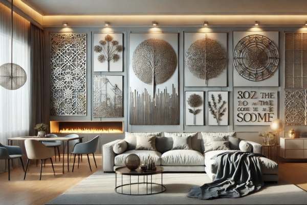 Decorating Specific Rooms With Metal Wall Art