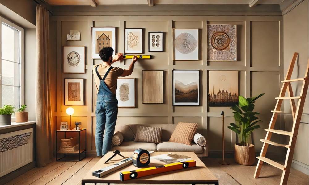 How To Hang Art On Wall