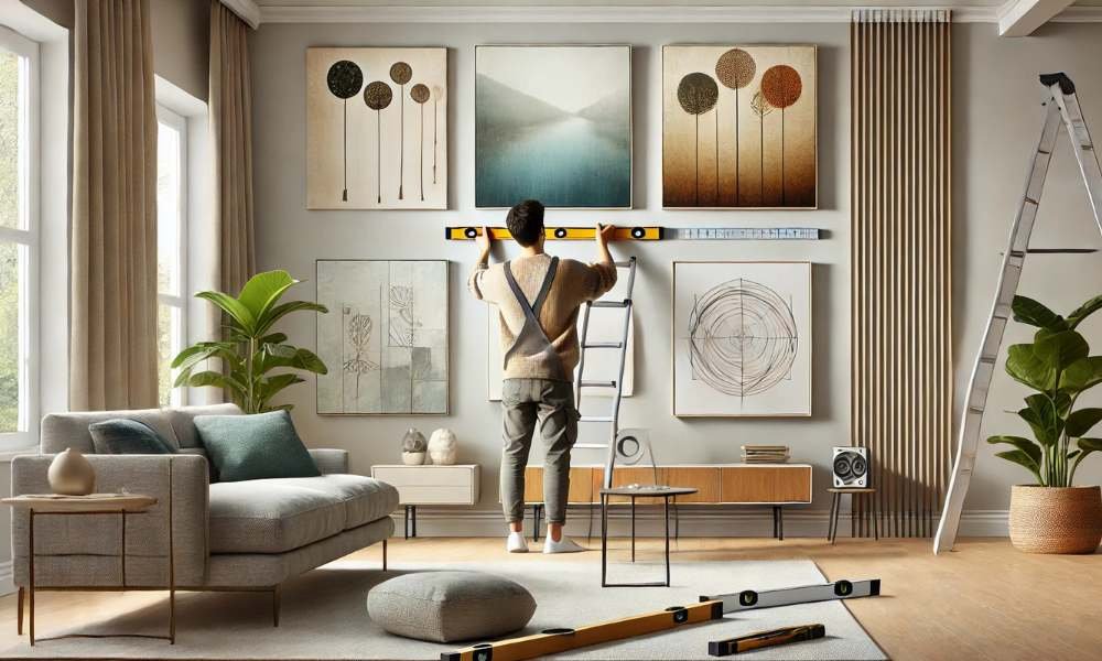 How To Hang Canvas Art On Wall