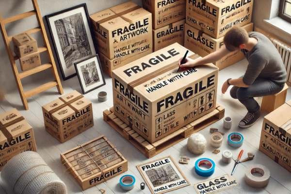 How To Label Packed Wall Art For Easy Moving And Unpacking
