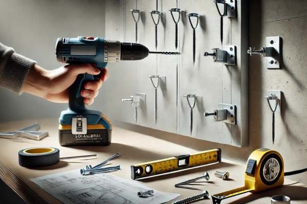 Installing Metal Art On Drywall
