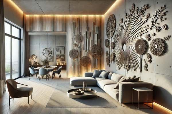 Placement Ideas For Metal Wall Art
