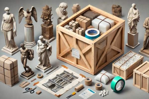 Special Care For Packing Sculptures And 3D Art
