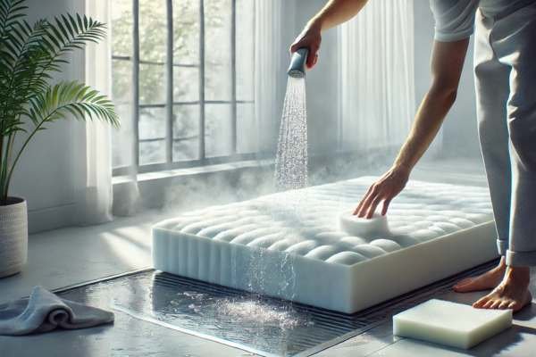 Rinse The Topper With Water