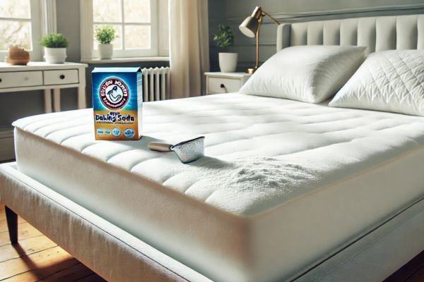 Sprinkle Baking Soda And Allow It to Sit How To Clean Memory Foam Mattress Topper
